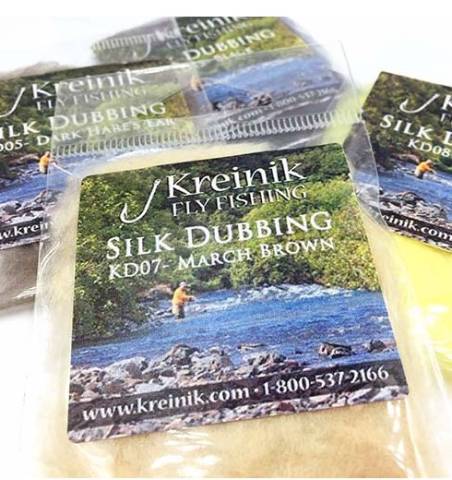 Kreinik Fly Fishing Ultrafine Silk Dubbing